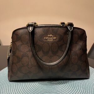 Coach Mini Lillie Signature Print Bag